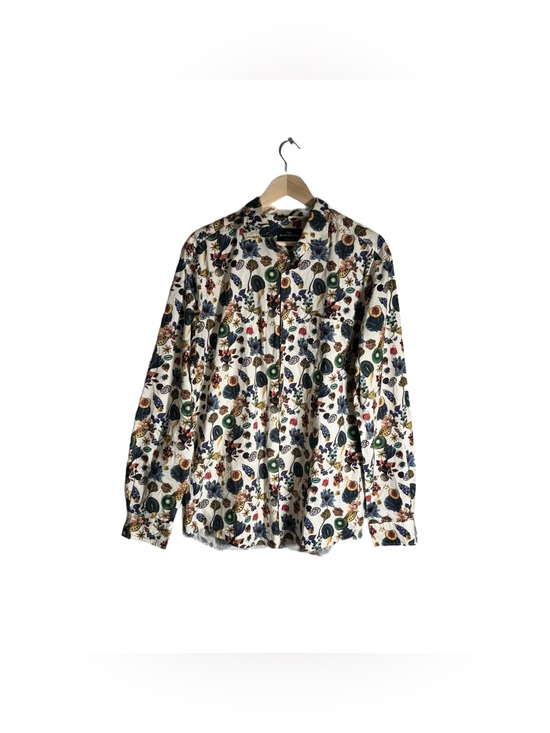 Rodd & Gunn Other - Rodd and Gunn Men's XL Floral Fruit Button Up Shirt Eclectic Italian Cotton Top